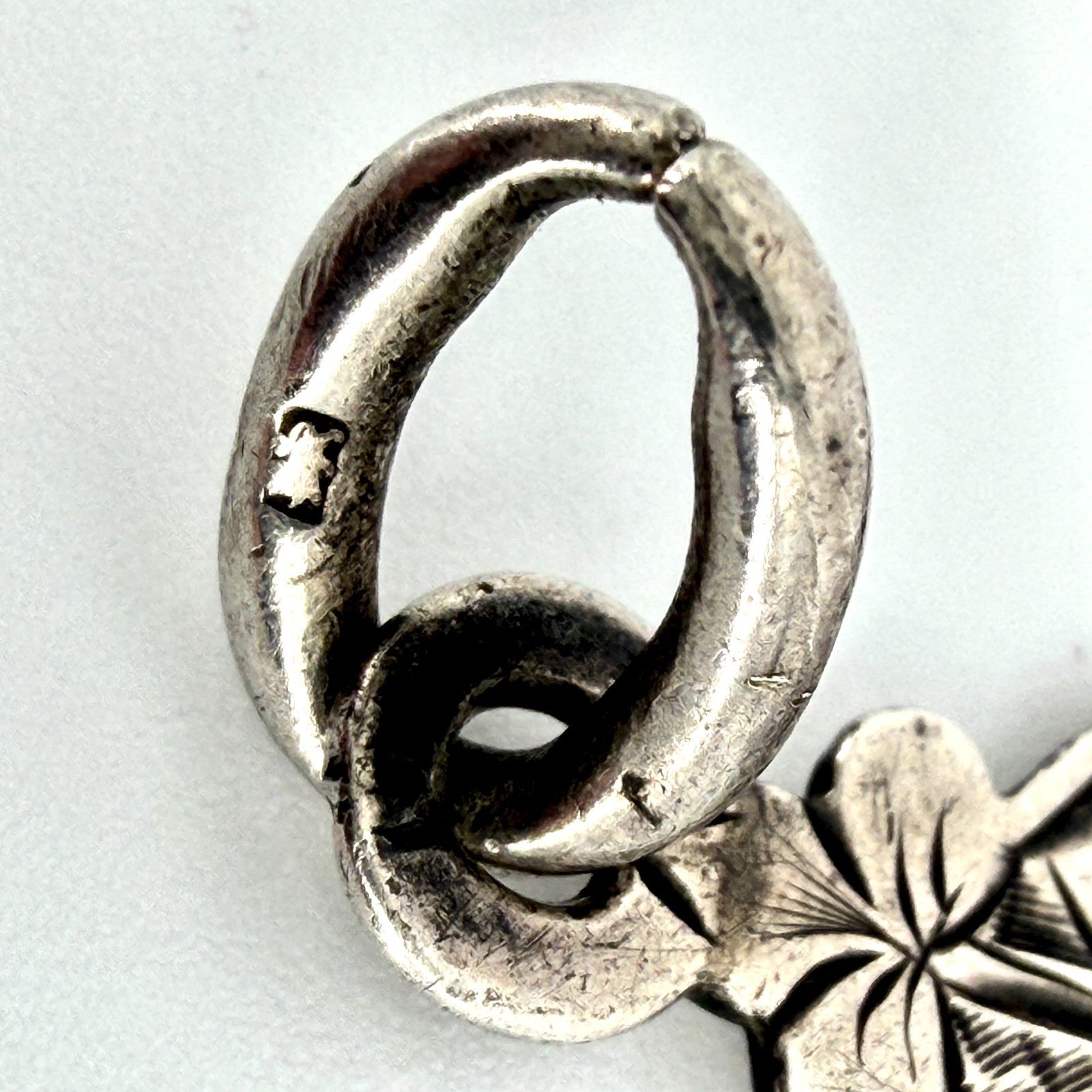 Antique Victorian Silver Fob / Pendant – Chester 1890 – Samuel Garside