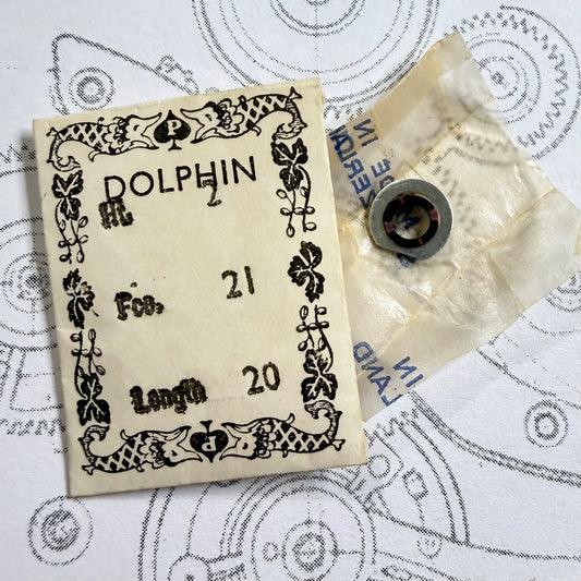 Vintage Dolphin Mainspring – 2.00 mm × 0.21 mm × 200 mm – Unbreakable Swiss Made