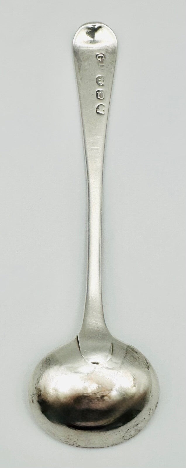 Antique Sterling Silver Salt Spoon – London 1815, George Day – 9.65g