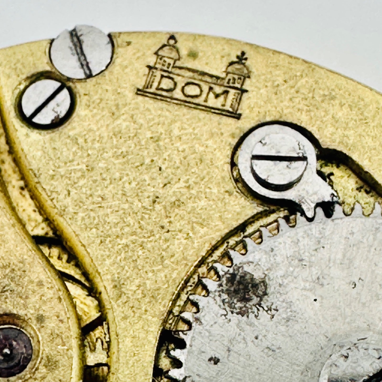 Antique DOM Pocket Watch Movement – 42mm – Stem Wound – Spares/Repair