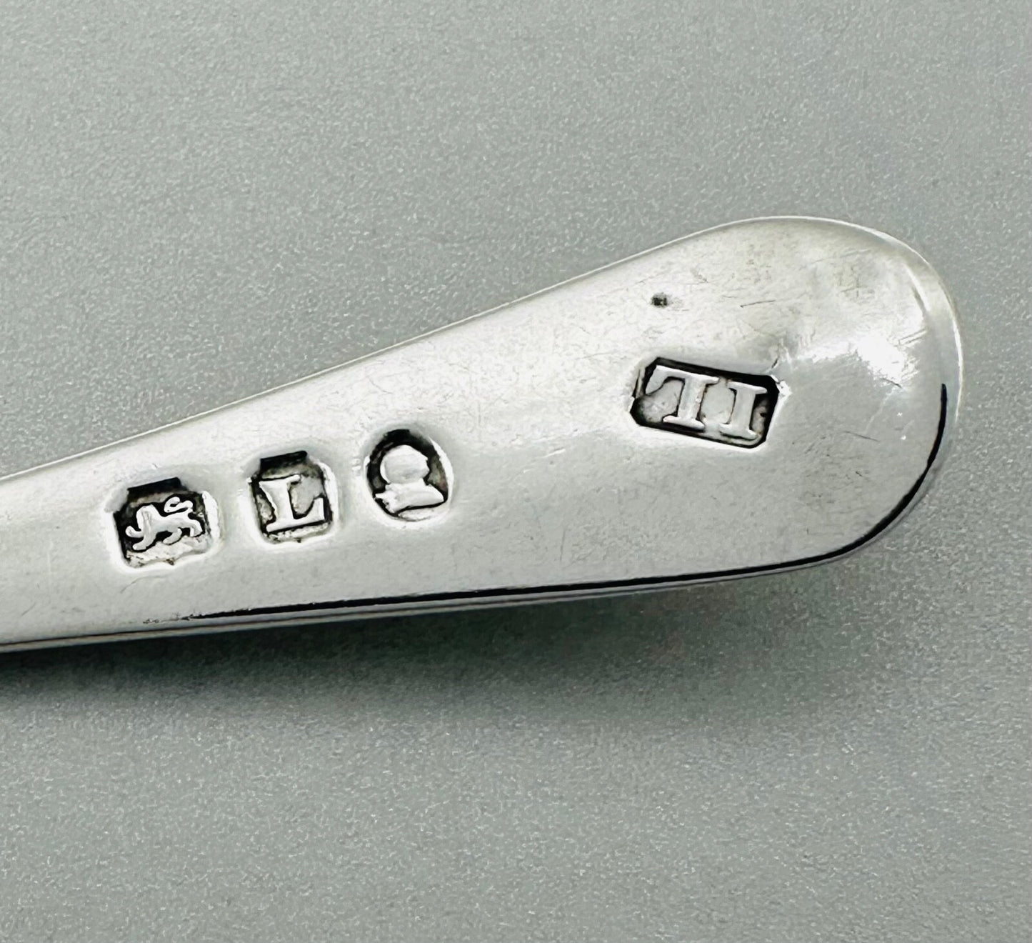 Antique Sterling Silver Salt Spoon by John Lias – London 1806