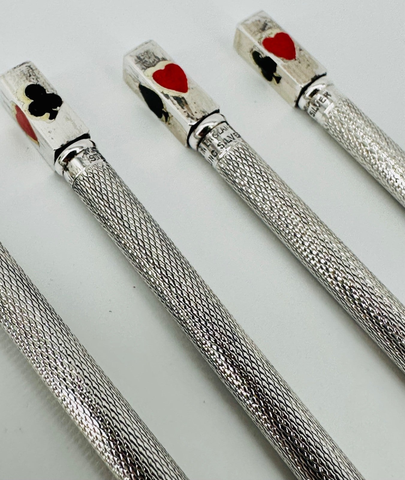 Antique Sterling Silver Bridge Pencils Set of 4 – Boxed
