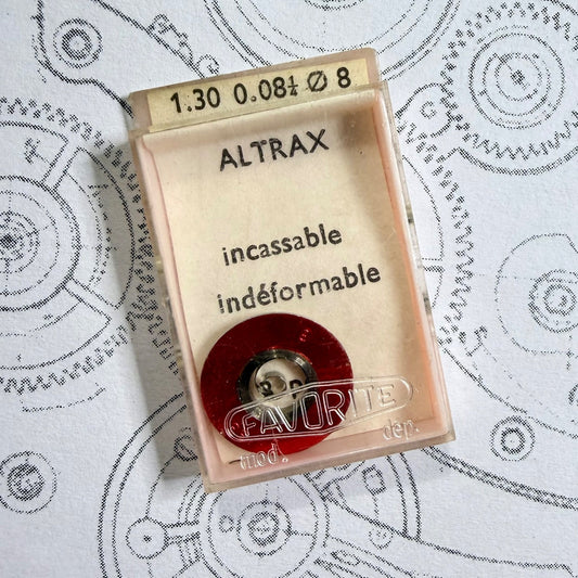 Vintage Altrax 129 Mainspring – 1.30 mm × 0.081 mm × 8 mm – Unbreakable