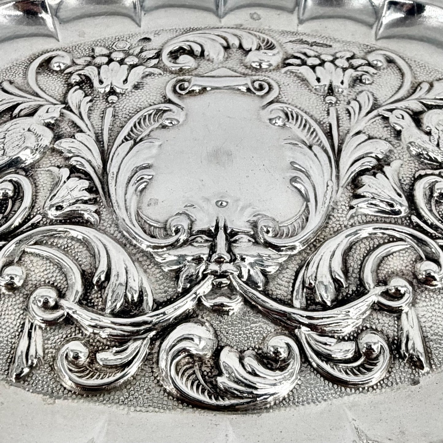 Vintage Spanish Solid Silver Trinket Tray – Signed Plata Dura, Plata de Ley
