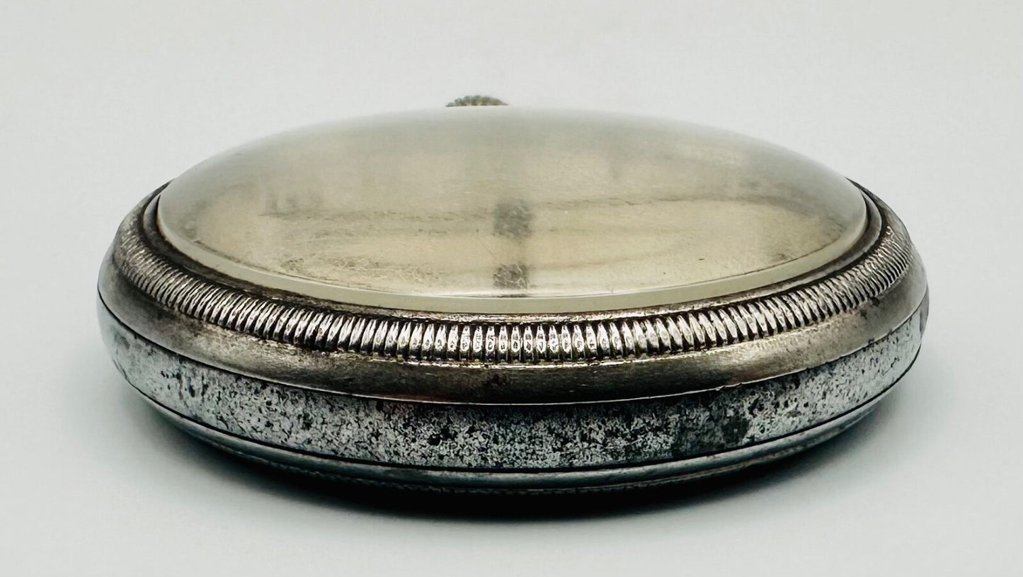 Antique British Military Pocket Watch - GS/TP Swiss Made 15 Jewels - Working