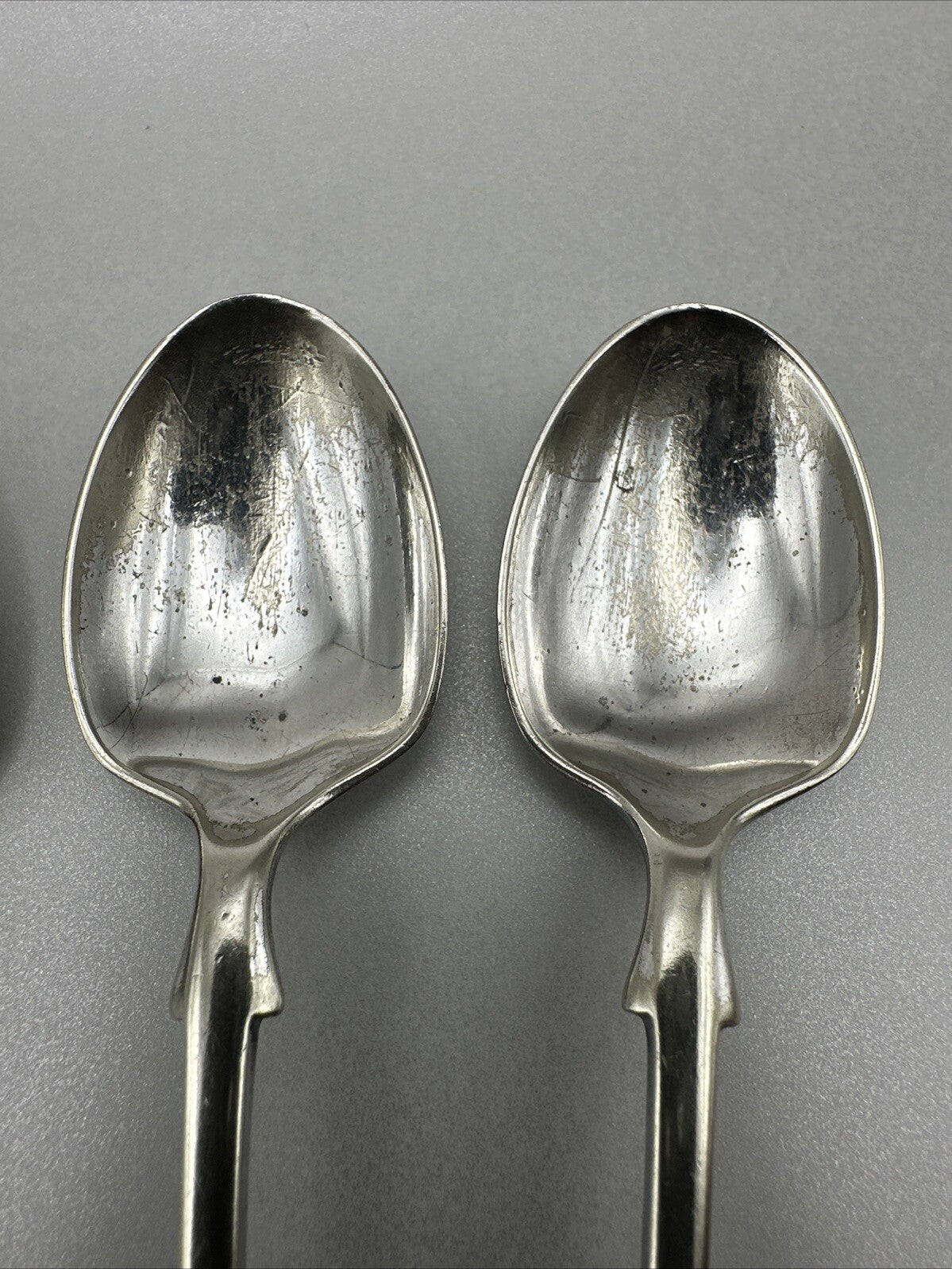Antique Set of 4 Silver Plated Teaspoons
