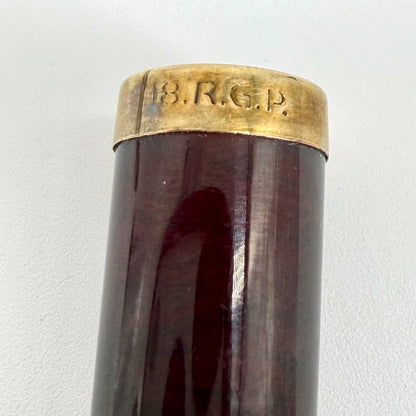 Antique Silver Cased Cheroot Holder – Birmingham 1919 – 18 R.G.P. – Edwardian