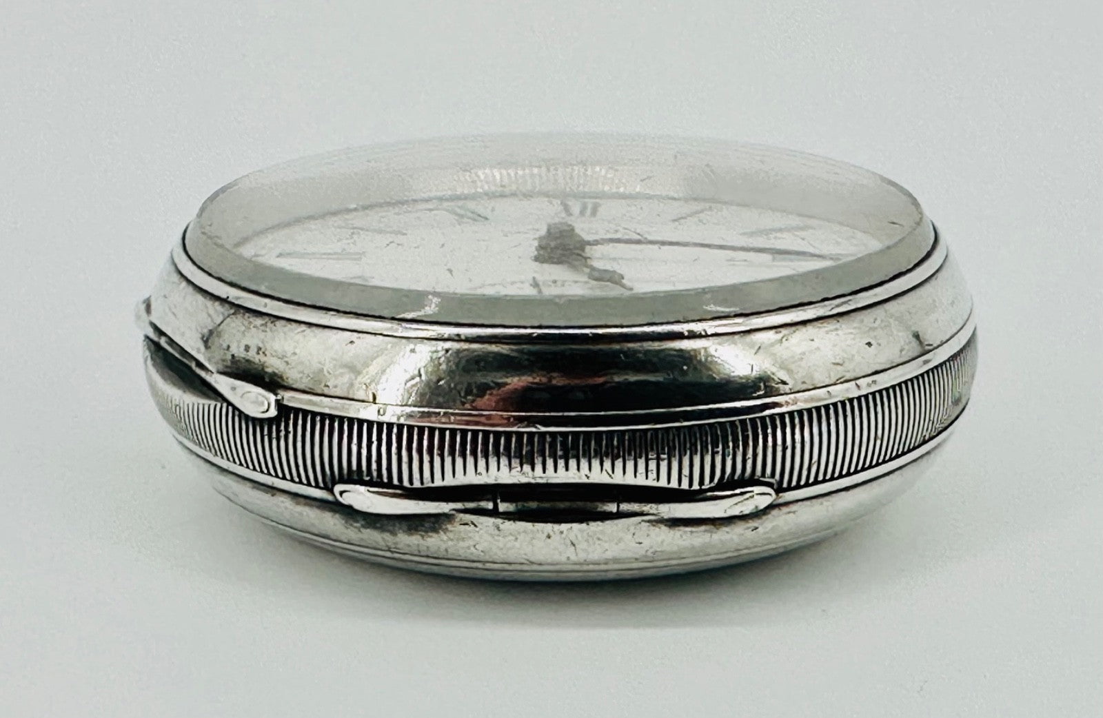 Antique AWW Co. Silver Cased Pocket Watch – Birmingham 1900 - Working