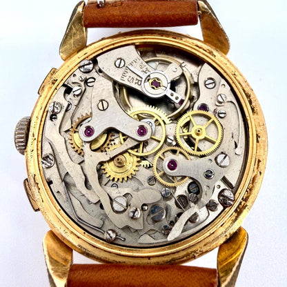 Vintage Gents Fidelius Chronograph Watch – Landeron 51 – Working