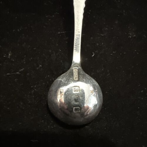 Antique Silver Salt Spoon - Birmingham Early 1900s Henry Williamson