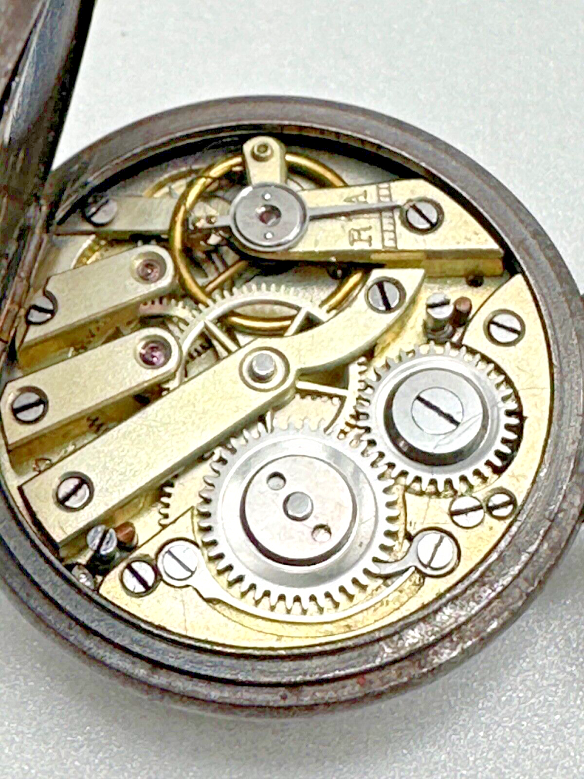 Antique Diamond Set Case Pocket Watch - Spares or Repair
