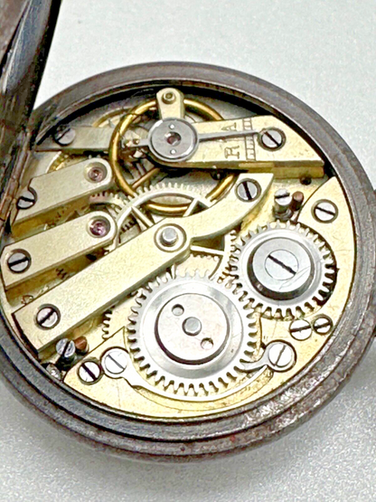 Antique Diamond Set Case Pocket Watch - Spares or Repair