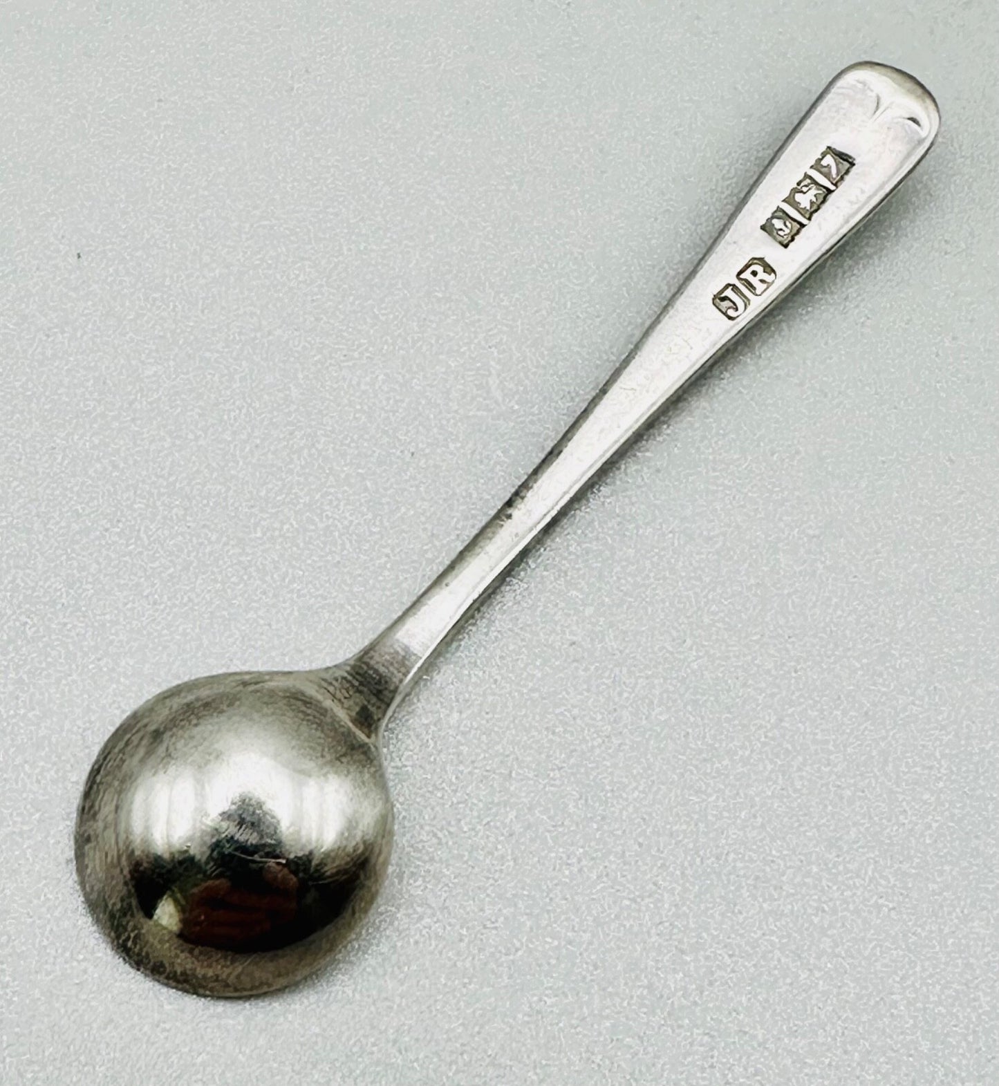 Vintage Silver Salt Spoon – Hallmarked Birmingham 1958 – John Rose