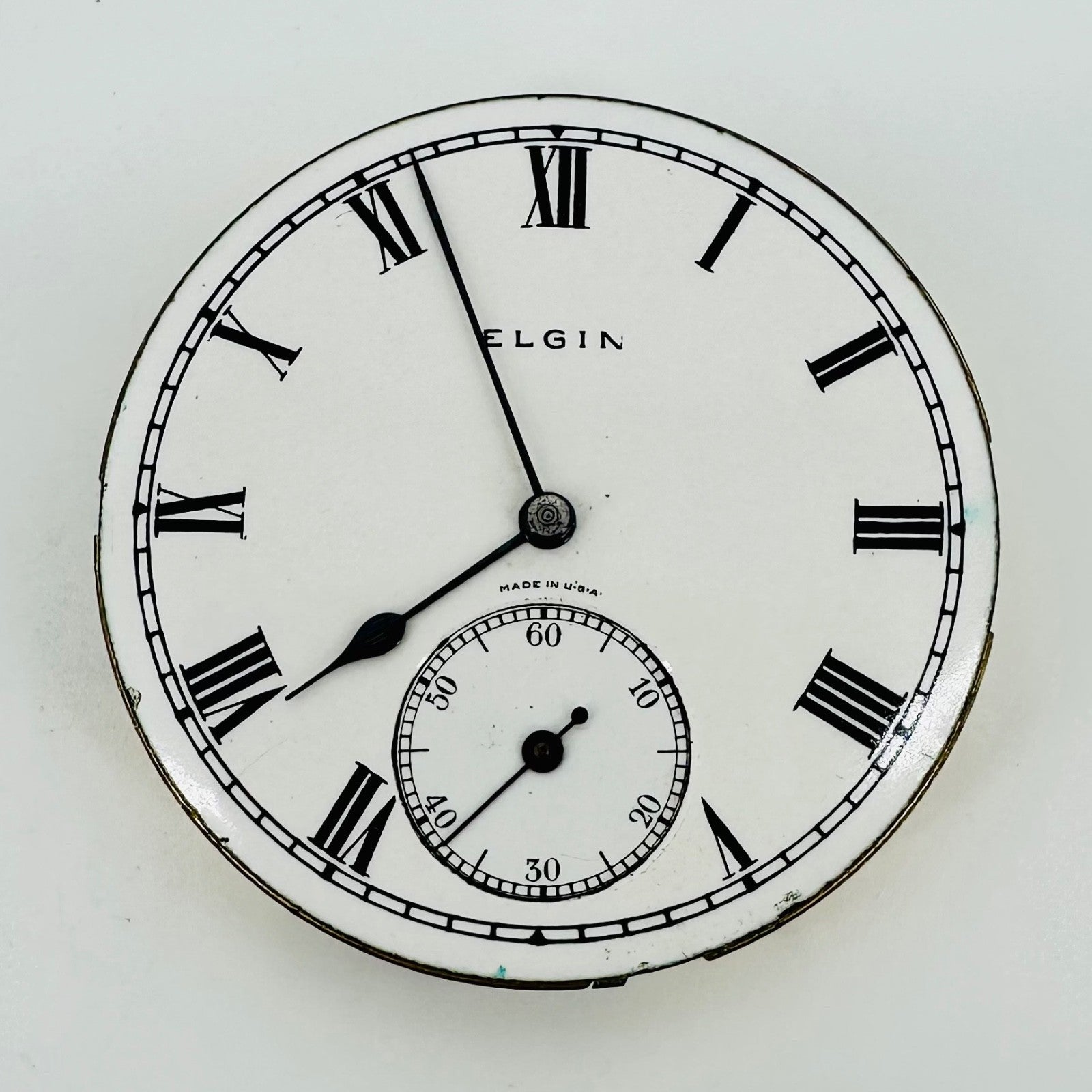 Antique Elgin 16s Pocket Watch Movement – 7 Jewels, Working, c.1924 - Grade 292