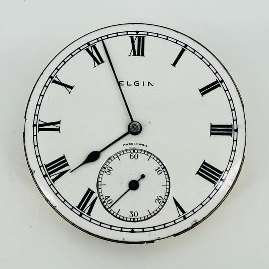 Antique Elgin 16s Pocket Watch Movement – 7 Jewels, Working, c.1924 - Grade 292