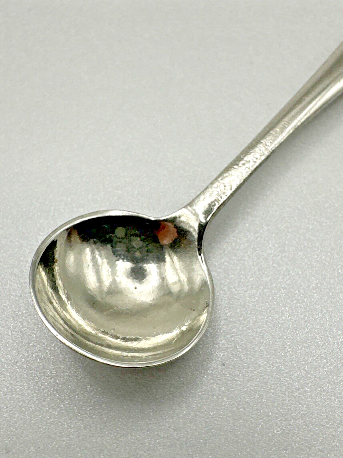 Antique Silver Plated Salt Spoon