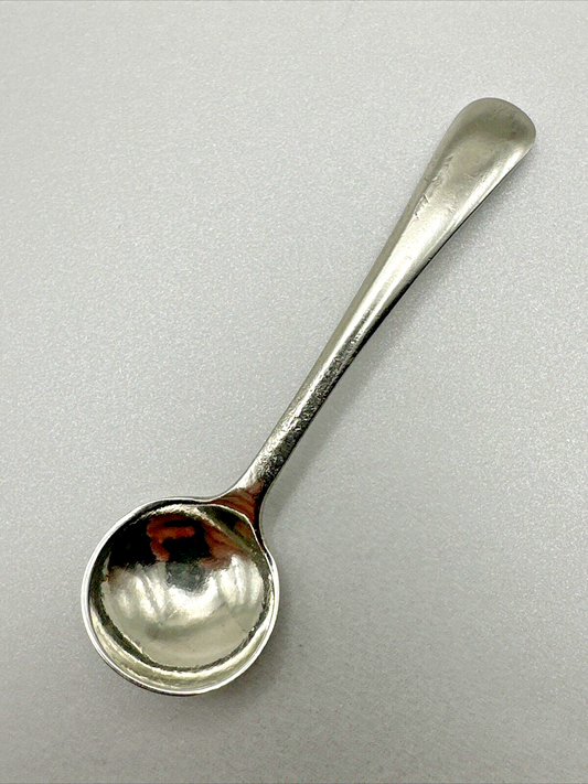 Antique Silver Plated Salt Spoon