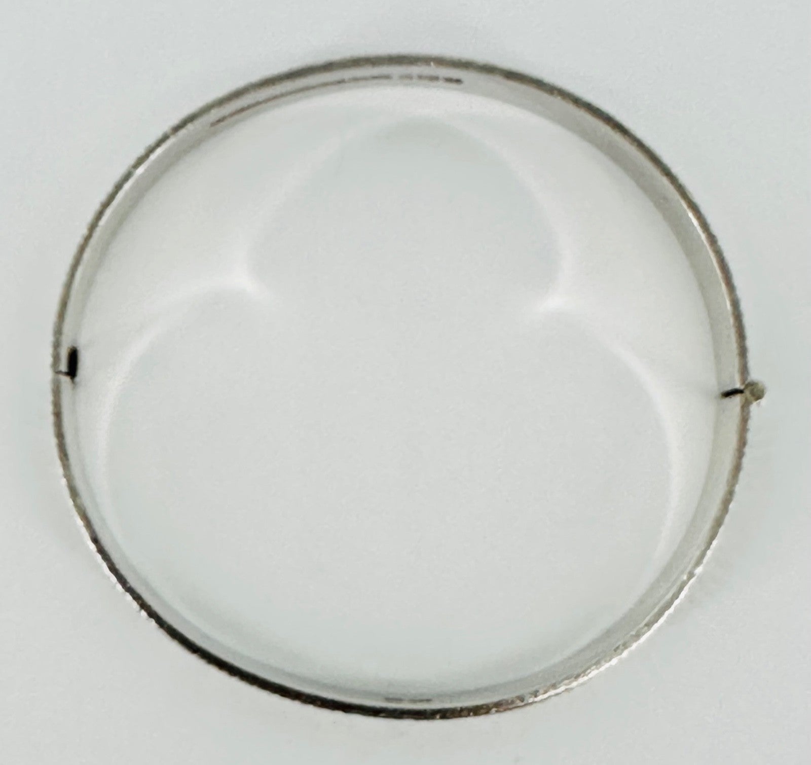 Vintage Sterling Silver Hinged Bangle – Birmingham 1975 Bracelon Ltd