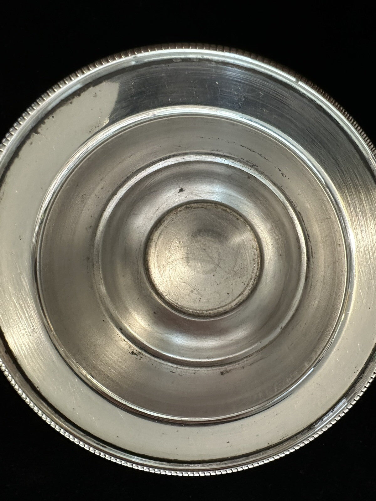 Antique Silver Plated Rose Bowl Vase