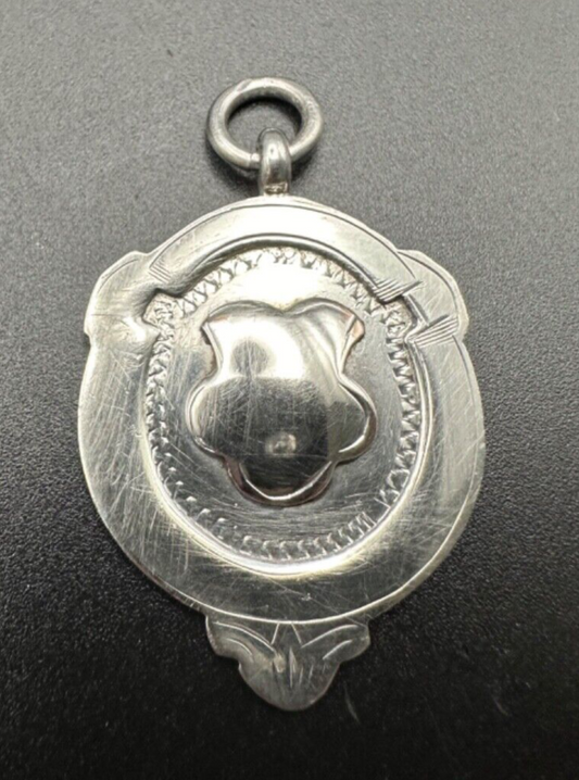 Vintage Silver Fob Pendant - Birmingham 1936 James Fenton