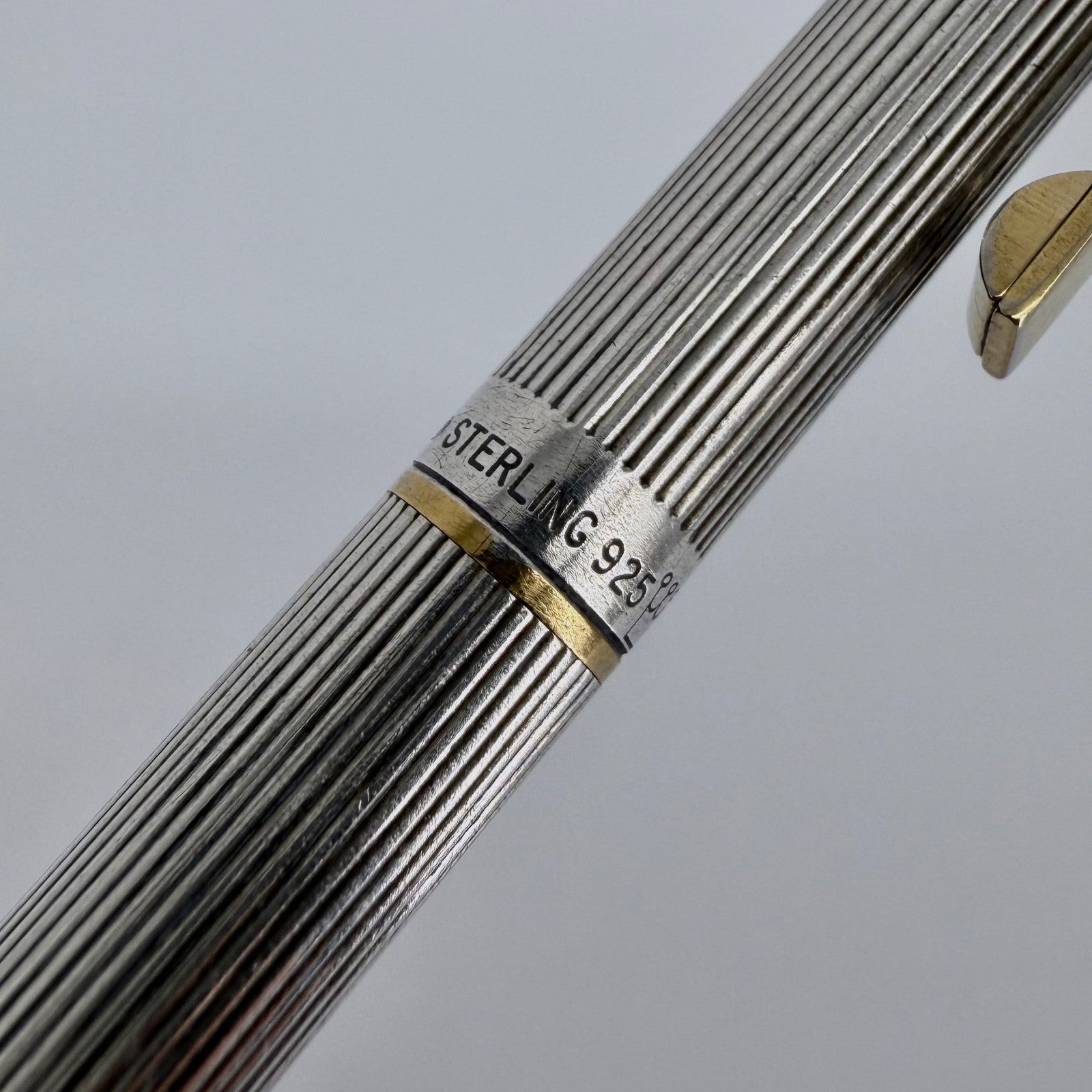 Sheaffer Sterling Silver Ballpoint Pen – London Import 1992 – USA Made