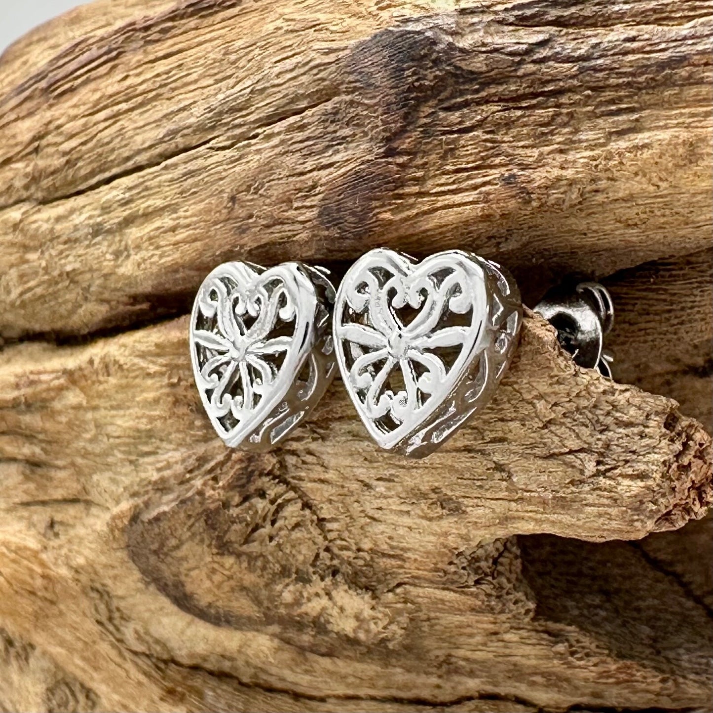 925 Sterling Silver Stud Earrings - Various Designs