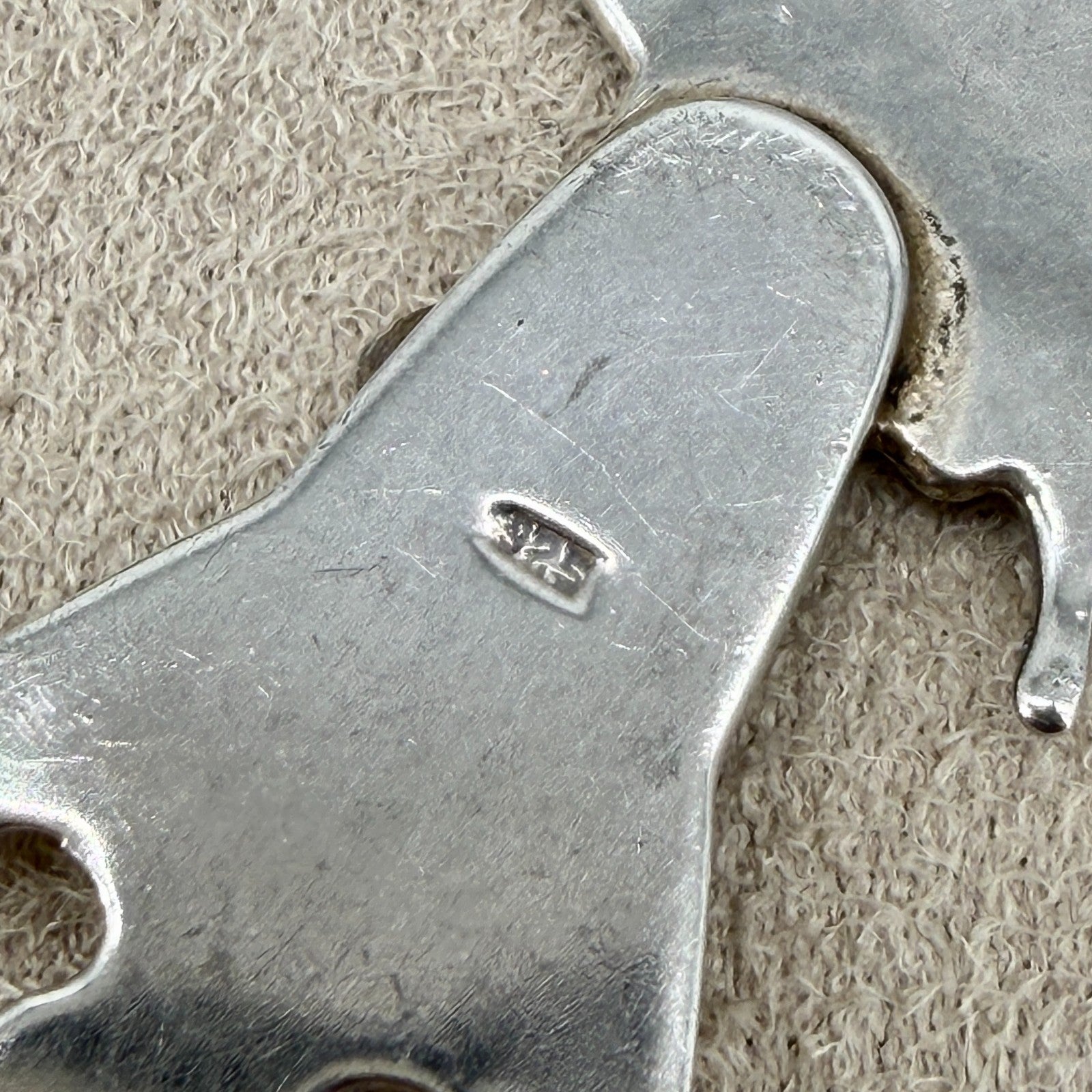 Vintage Sterling Silver Fairy Bookmark – 925