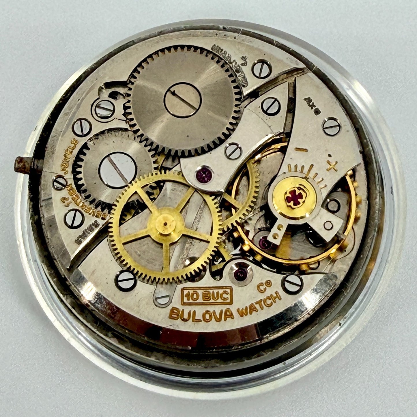 Vintage Bulova Manual Wind Wristwatch – 10BUC – c.1950s – Working