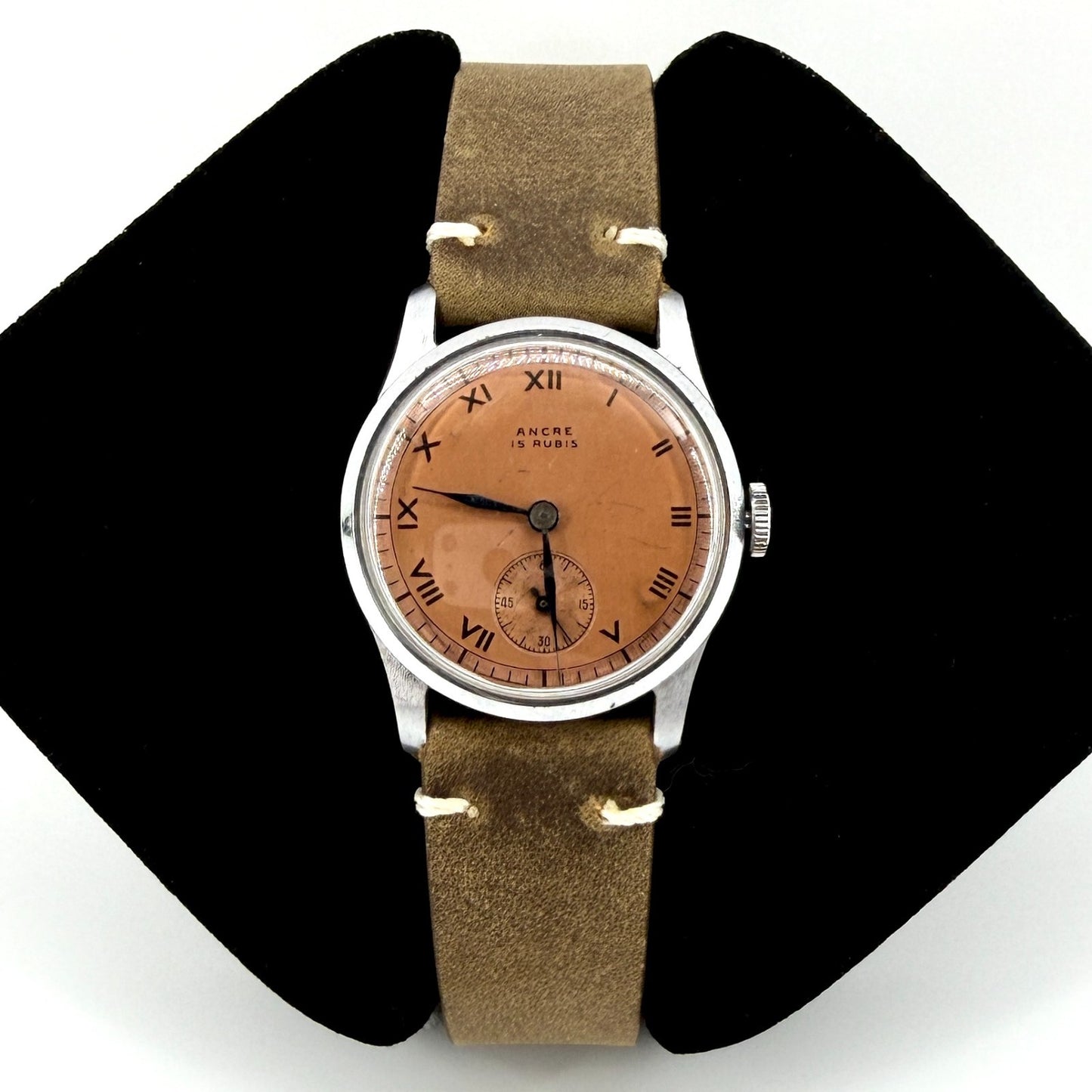 Vintage Swiss Wristwatch – “Ancre 15 Rubis” – AS 1002 / 984 - c.1940s - Working