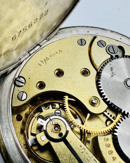 Antique Omega Silver Cased Pocket Watch – 1916–1923