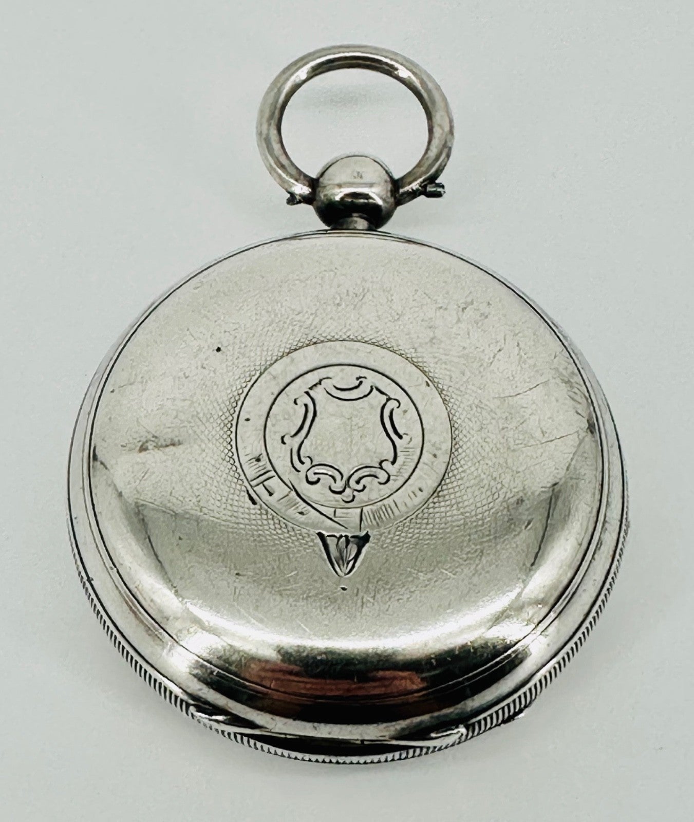 Antique AWW Co. Silver Cased Pocket Watch – Birmingham 1900 - Working