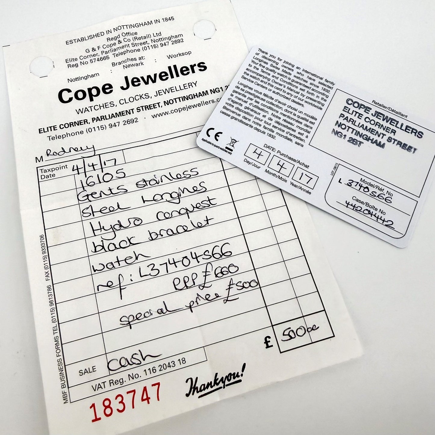 Longines HydroConquest Quartz Diver Watch - L3.740.4.56.6 - Box & Papers