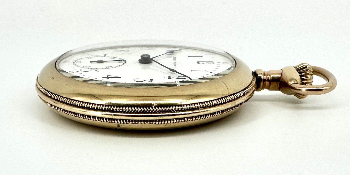 Antique Parel Watch Co. Gold Filled Pocket Watch – 17 Jewels, Adjusted, Working