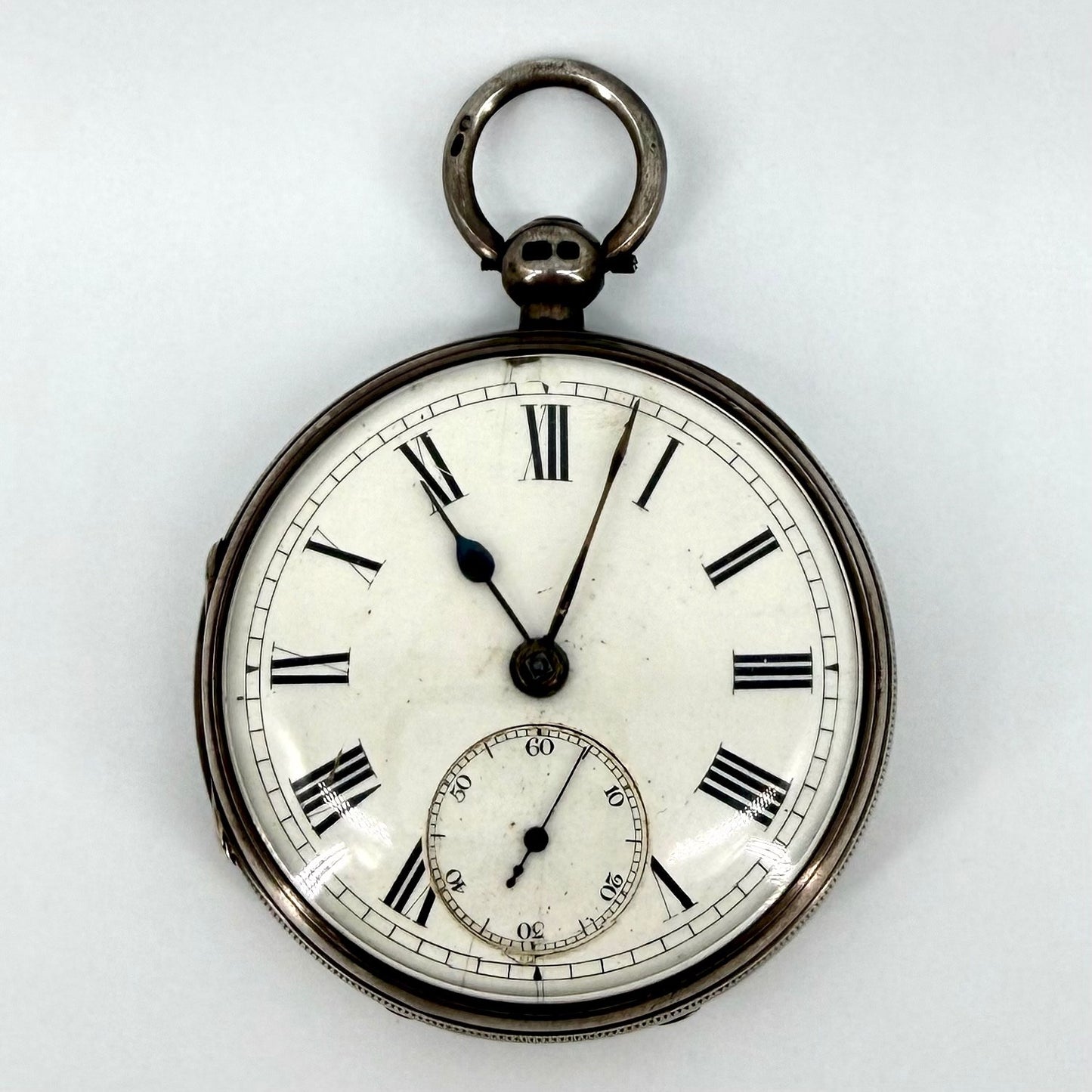 Antique Silver Fusee Pocket Watch, Adam Burdess Coventry – London 1865 - Working