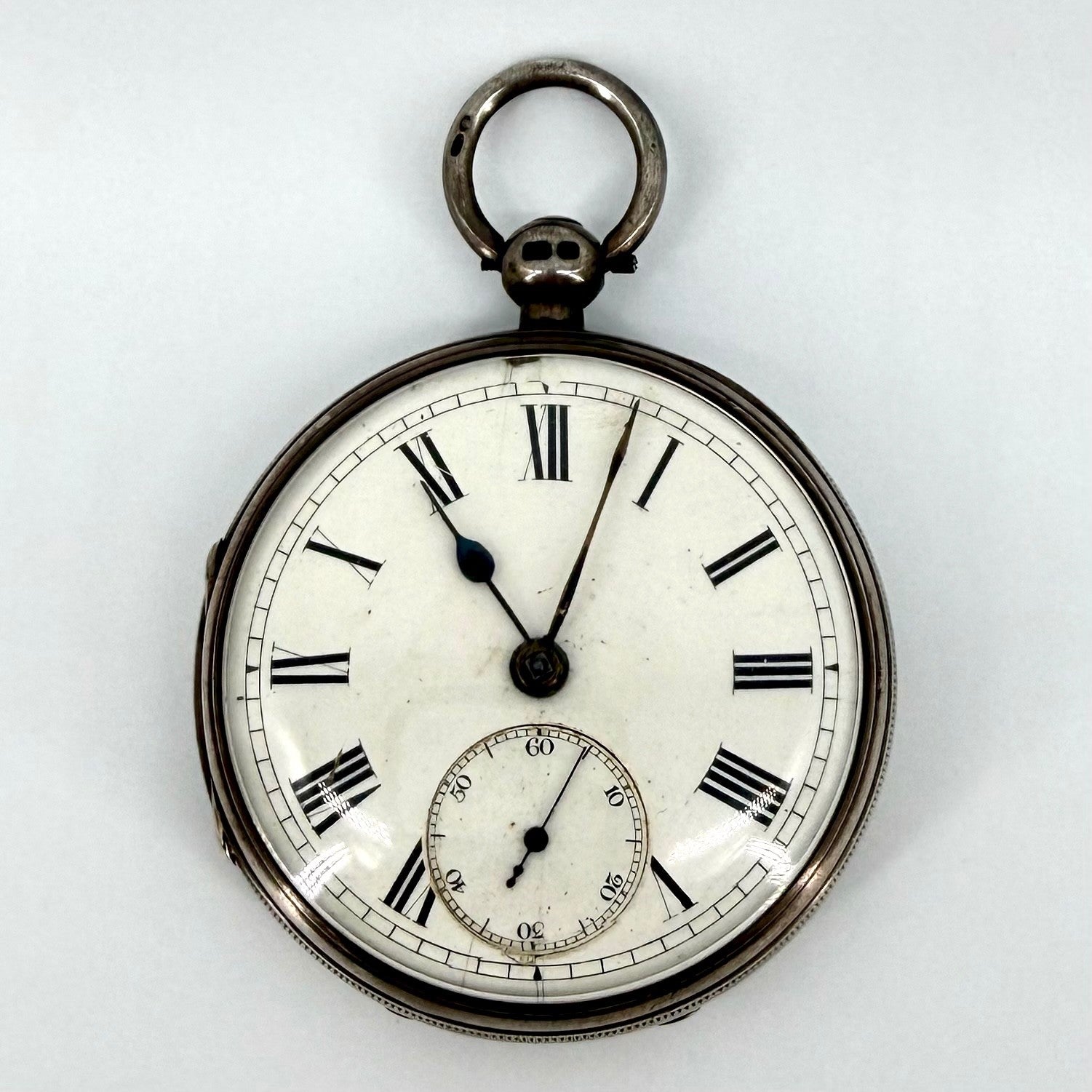 Antique Silver Fusee Pocket Watch, Adam Burdess Coventry – London 1865 - Working