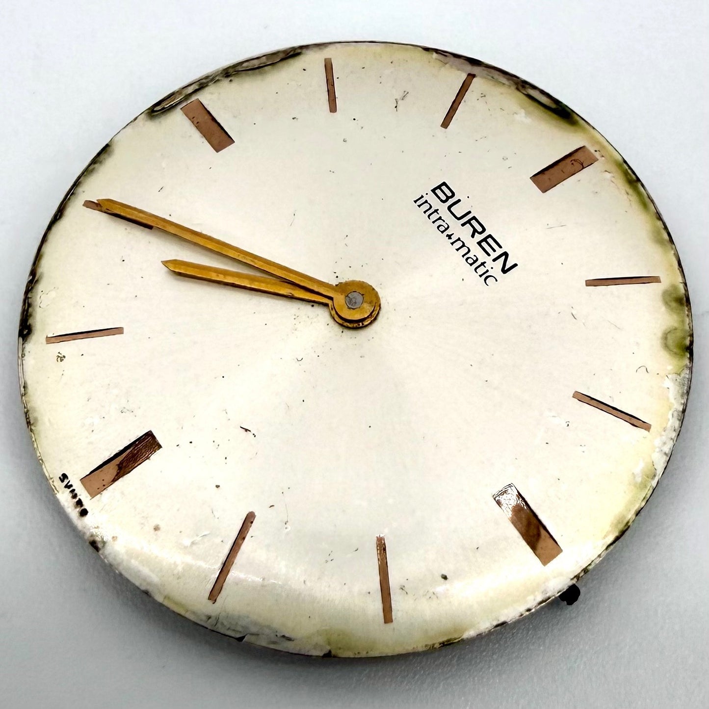 Vintage Buren 1280 Automatic Watch Movement – 30 Jewels – Swiss Made – Working