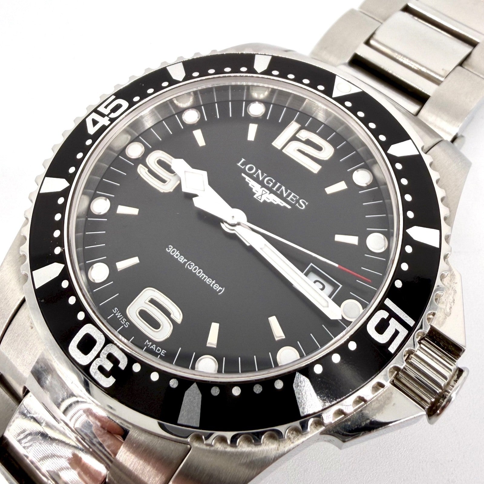 Longines HydroConquest Quartz Diver Watch - L3.740.4.56.6 - Box & Papers