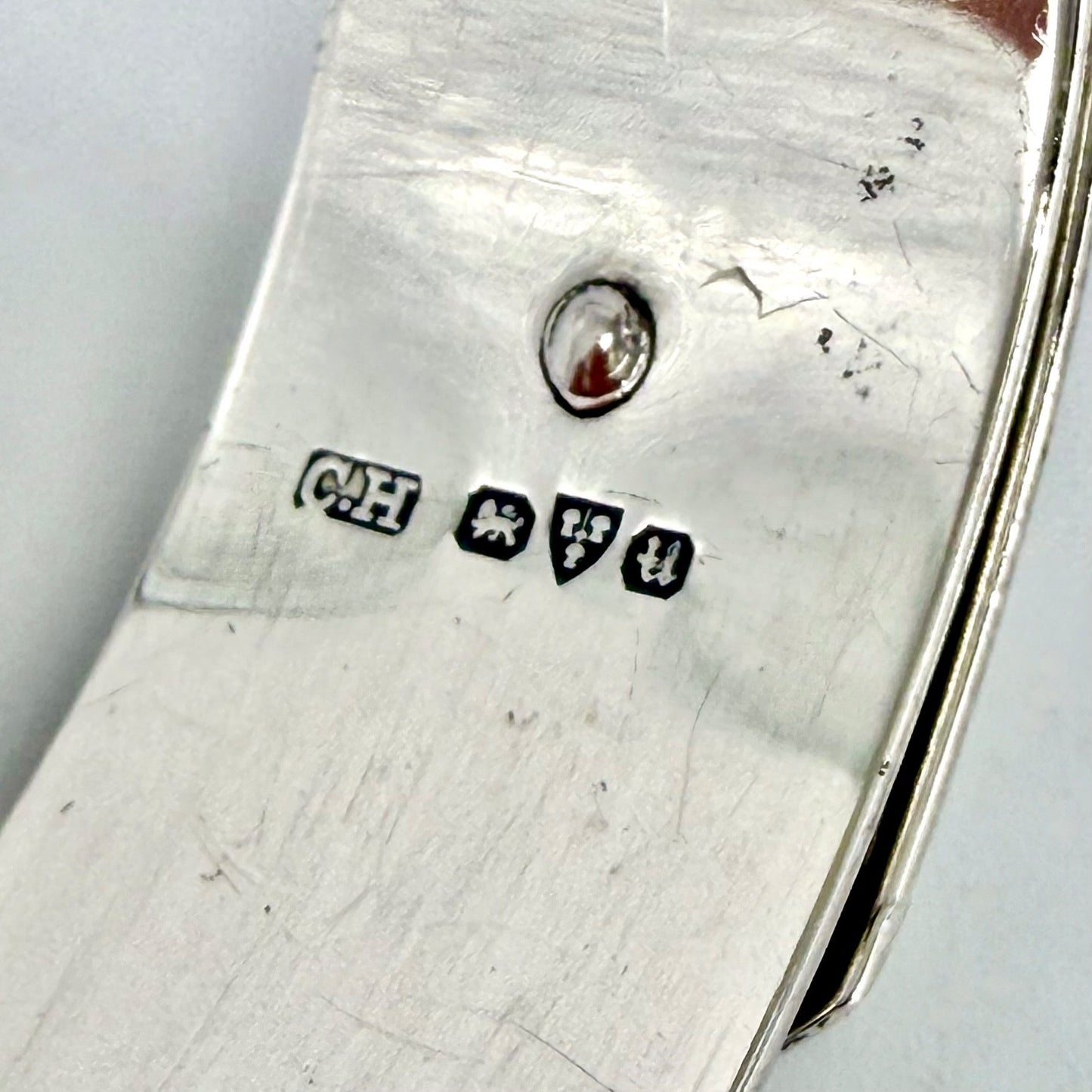 Vintage Silver Bracelet / Bangle – Charles Horner – Chester 1945 – Adjustable