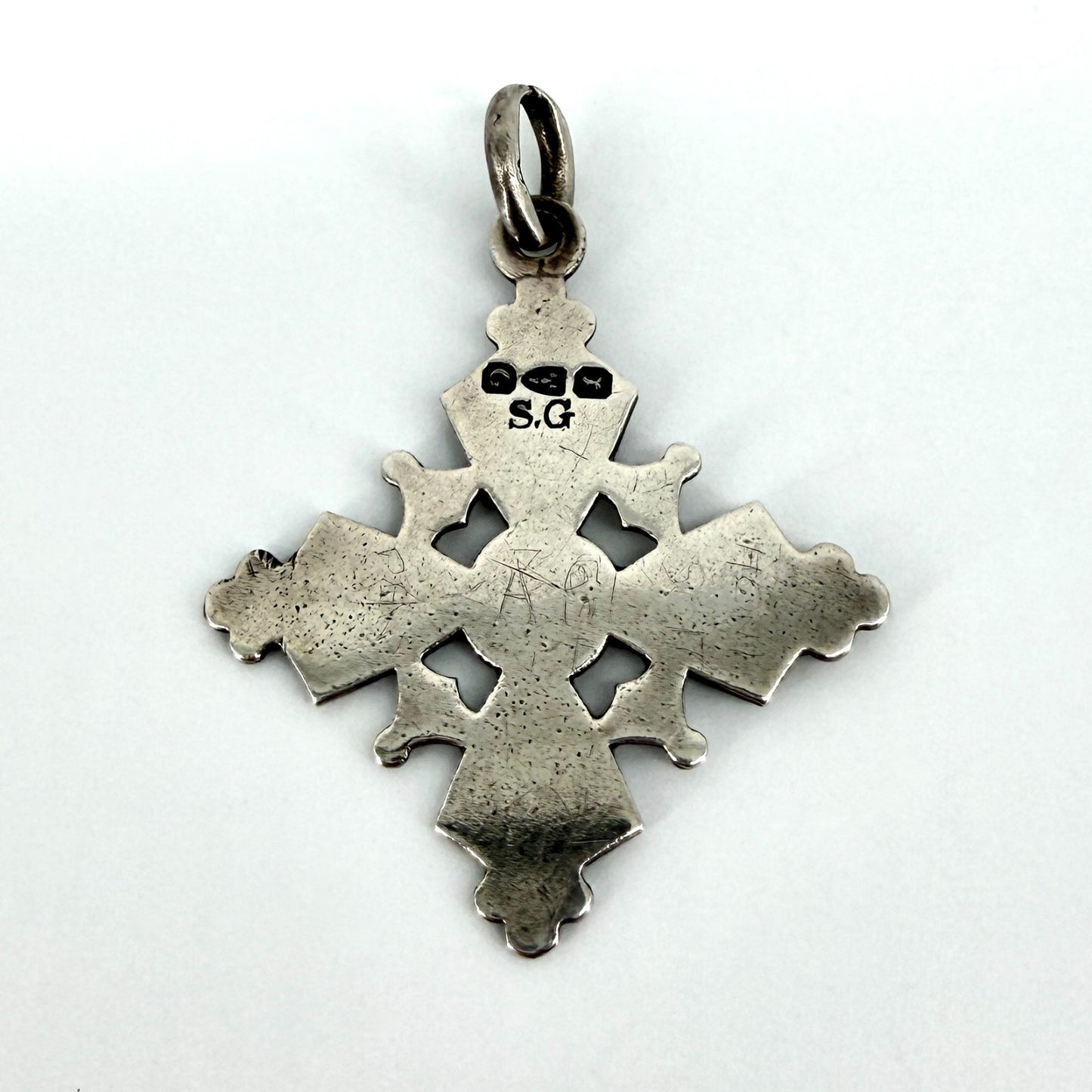 Antique Victorian Silver Fob / Pendant – Chester 1890 – Samuel Garside