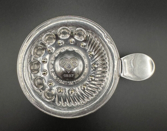 Antique Silver Plated Wine Taster - HSS 1857