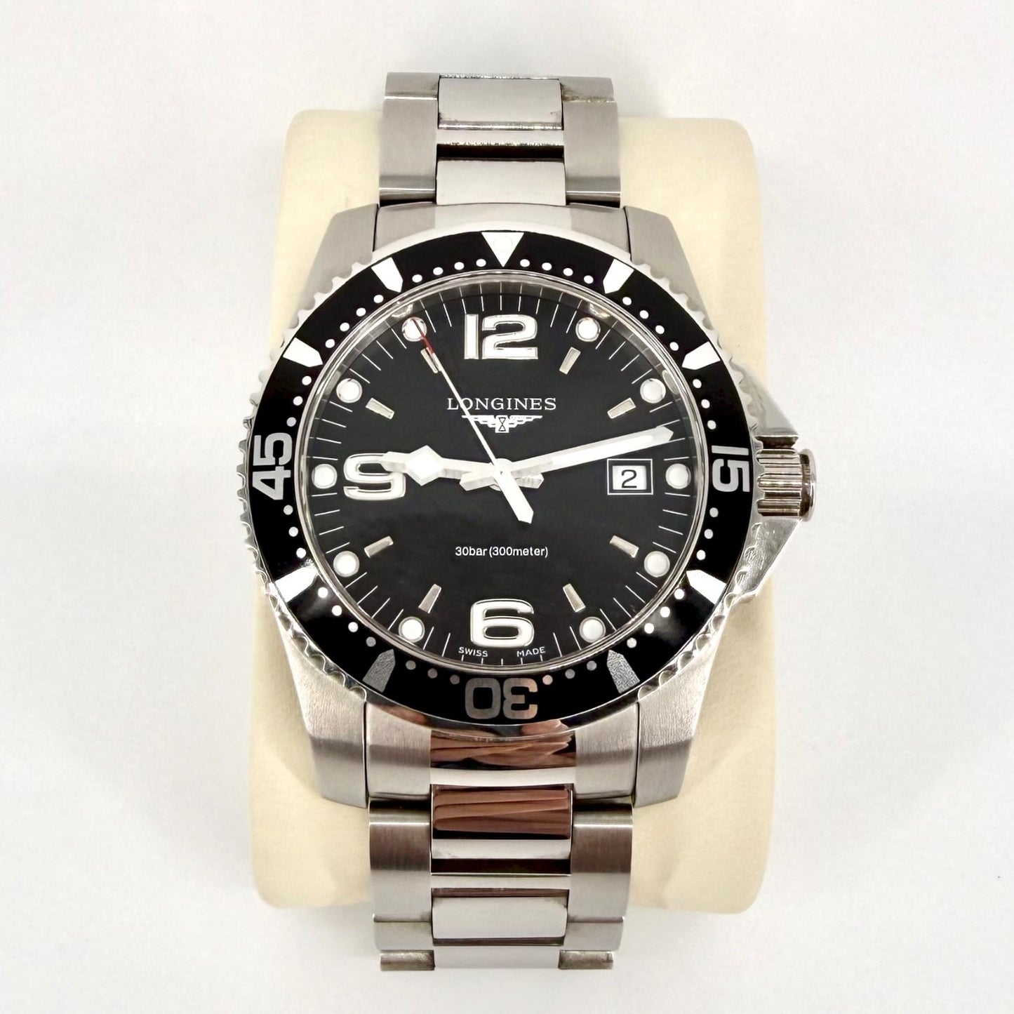 Longines HydroConquest Quartz Diver Watch - L3.740.4.56.6 - Box & Papers