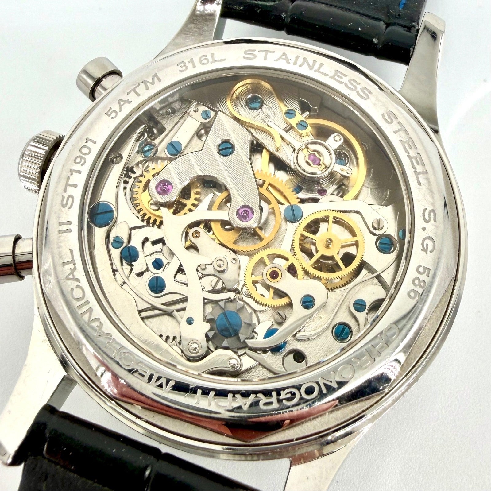 Sugess ST1901 Mechanical Chronograph Watch – Boxed – Excellent Condition