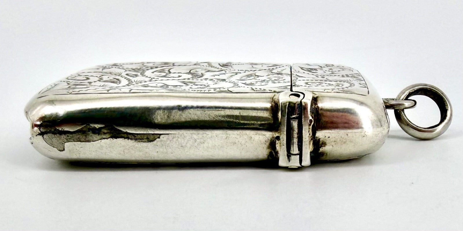 Antique Silver Vesta Case – Albert Sydenham, Birmingham 1896
