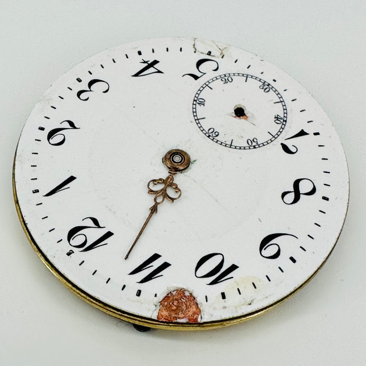 Antique DOM Pocket Watch Movement – 42mm – Stem Wound – Spares/Repair