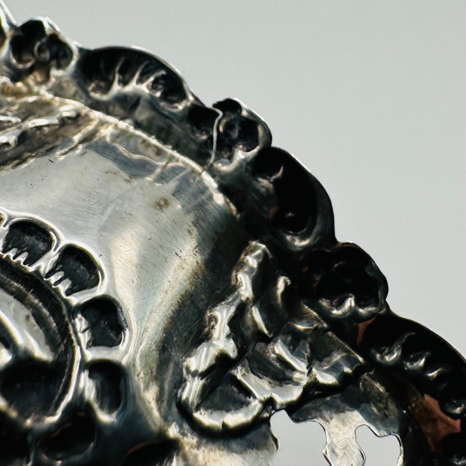 Pair of Antique Silver Trinket Dishes - Birmingham 1901 by William Devenport