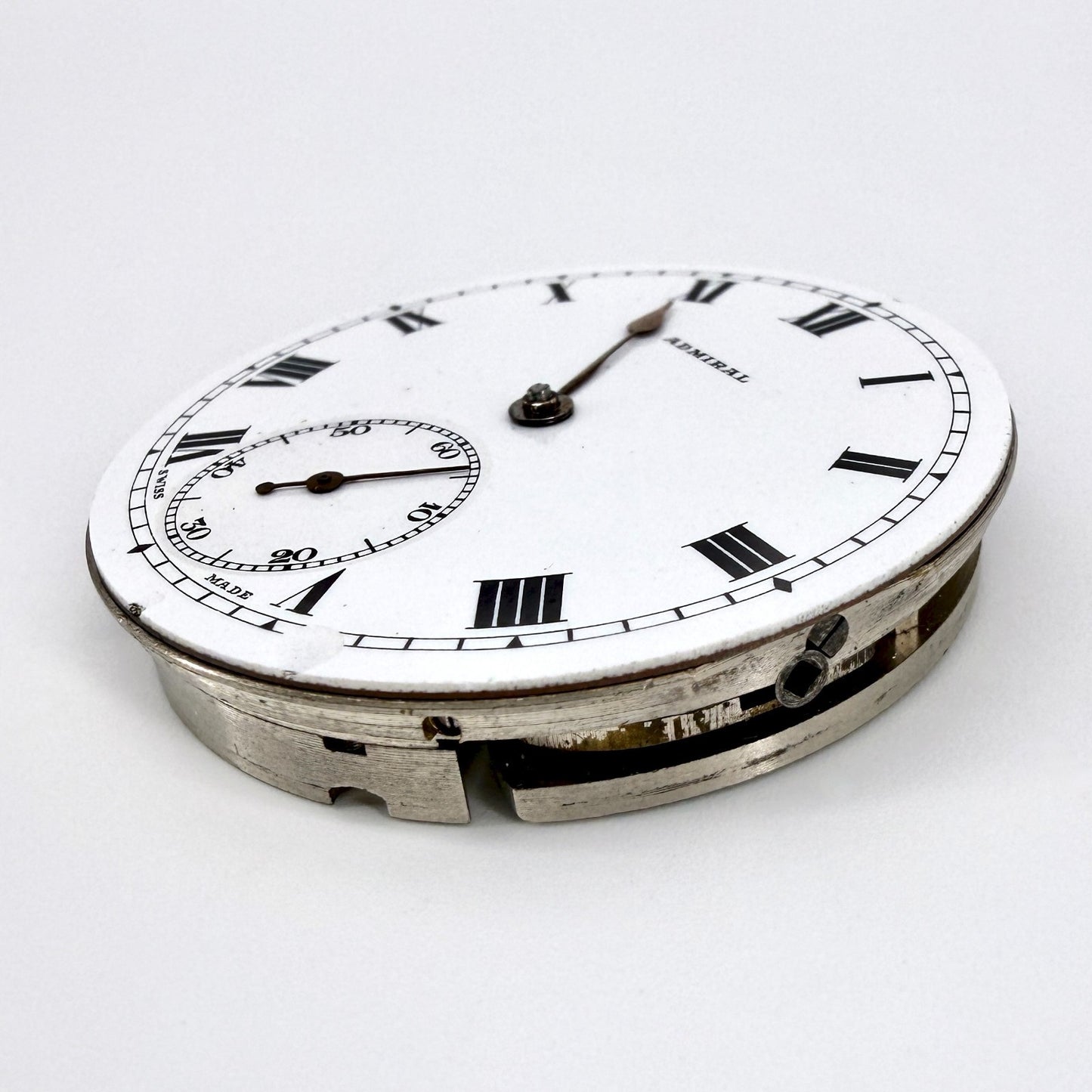 Vintage ADMIRAL CYMA Cal. 998 Pocket Watch Movement – 15J – Working