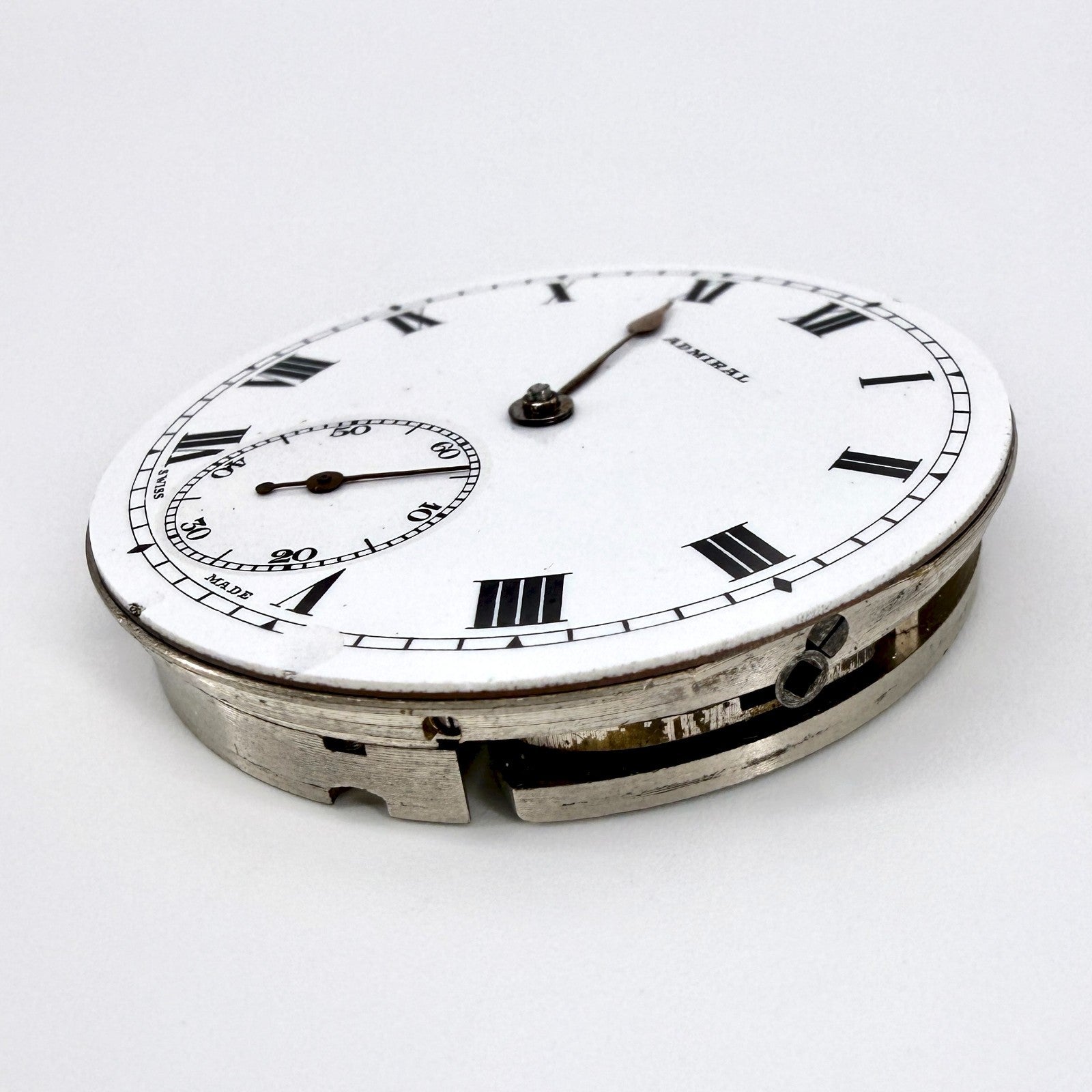 Vintage ADMIRAL CYMA Cal. 998 Pocket Watch Movement – 15J – Working