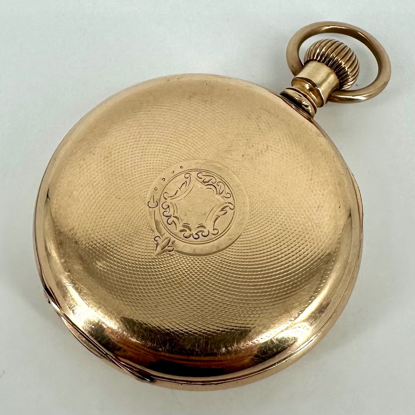 Antique Waltham Pocket Watch – 14ct Gold Plated Case – Working – c.1898