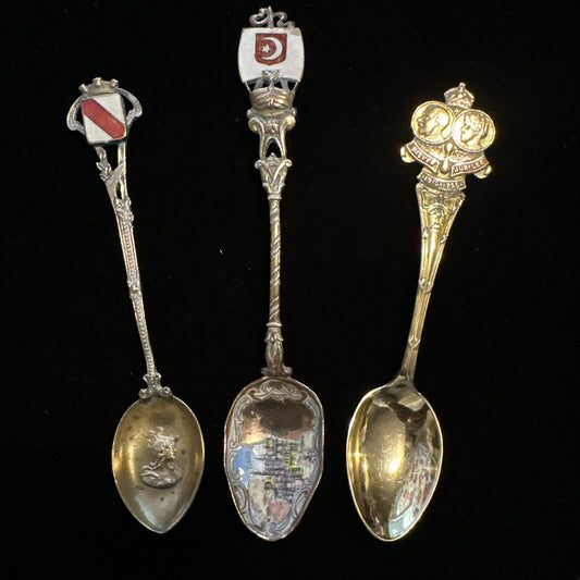 Collection of Antique Teaspoons x3