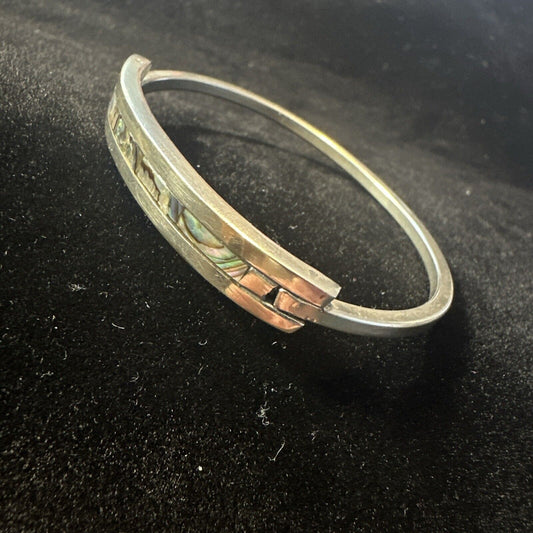 Vintage Alpaca Silver Bangle / Bracelet